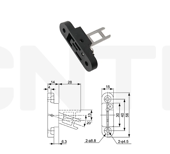 CZ93-K1 K2 K3 Chiave di Sicurezza di Blocco Interruttore A chiave