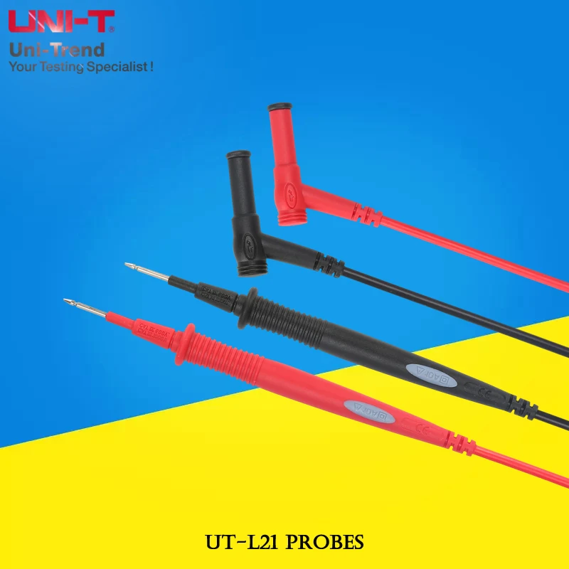 

UNI-T UT-L21 Probes; universal multimeter pen sheathed cross plug / suitable for most multimeters