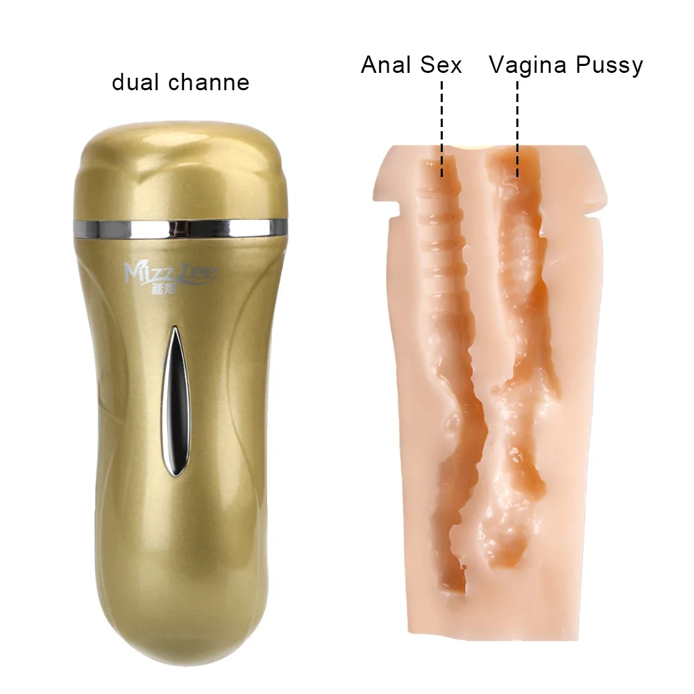 Realistische Anus Volwassen Seksspeeltjes Voor Mannen Seksproducten Kunstmatige Vagina Echte Kutje Mannelijke Masturbatie Cup Dual Channel