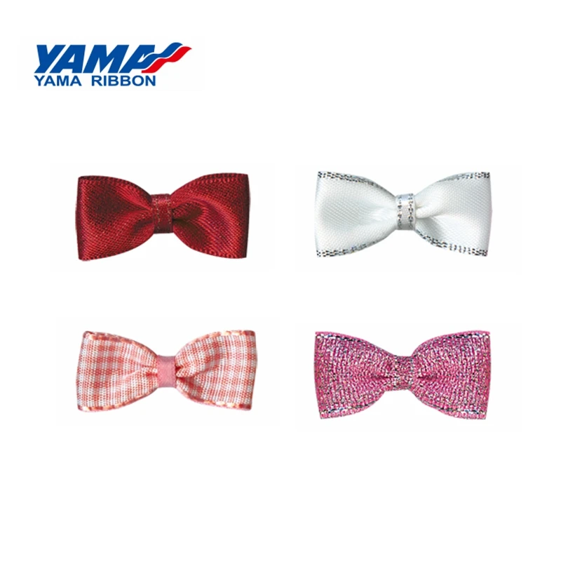 

YAMA-Pinched Ribbons for Children, Bow Ribbon, Hair Accessories, DIY Decoration Crafts, 35mm ± 3mm, 200 PCs/Bag