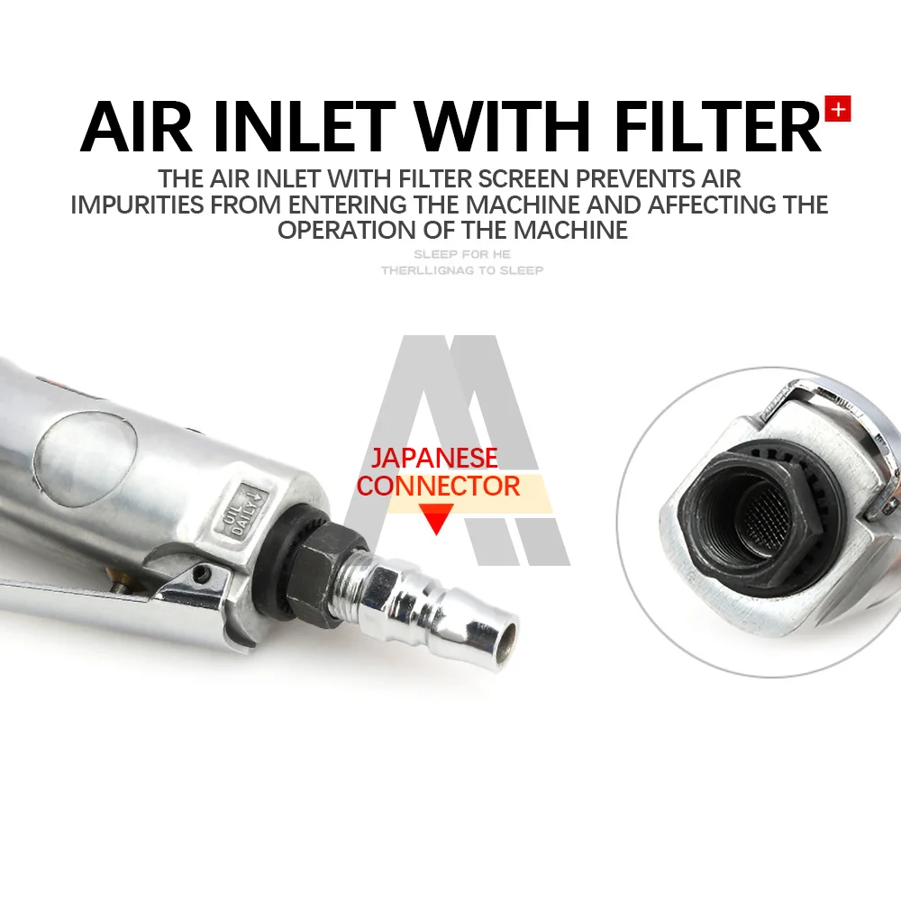 Chave de catraca pneumática quadrada Mini ferramenta pneumática Multifunções High Torque, Reparação de bicicletas, 1,4, 3,8