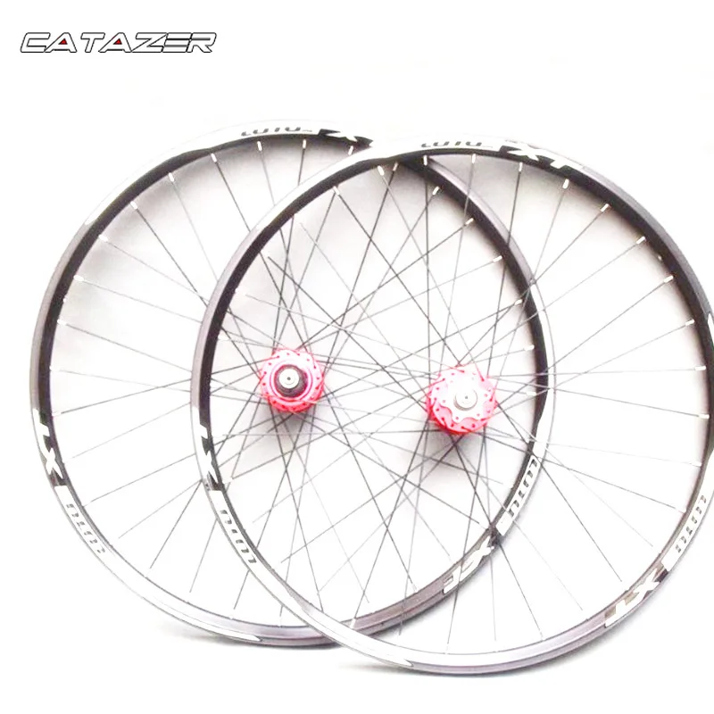 Aluminum Alloy Wheels MTB Mountain Bike 24/26/27.5/29inch Sealed Bearing Disc Brake Wheelset Double Rim Wheel Set 32H