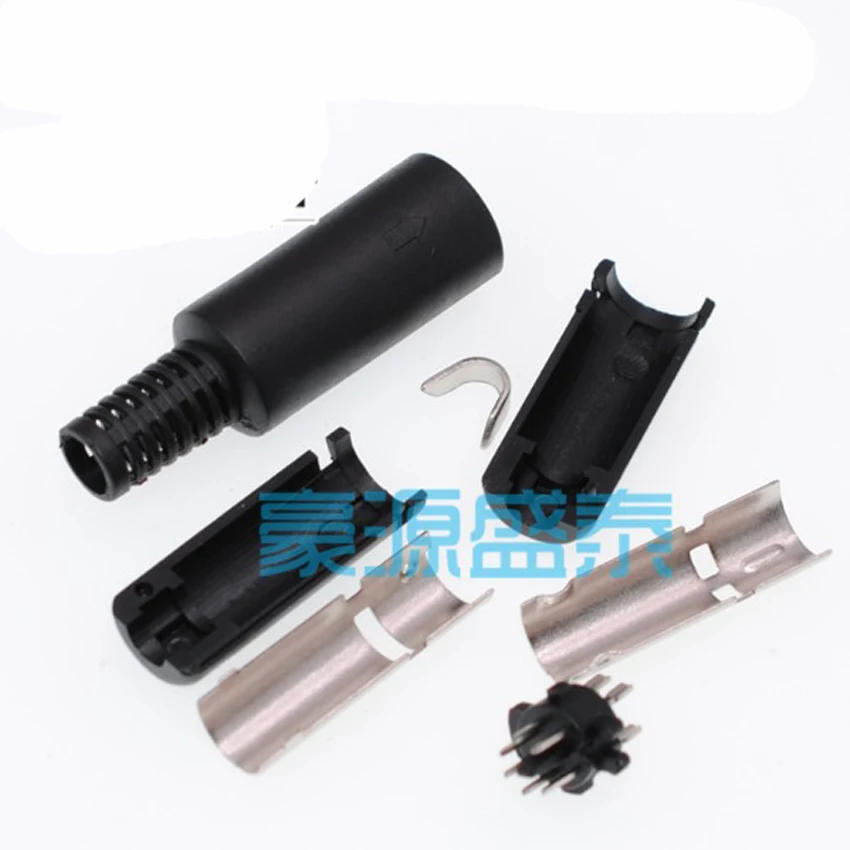 10PCS/Lot PS2 MINI DIN4/DIN5/DIN6/DIN7/DIN8 Welding Type Male/Female Plug Connector 4P/5P/6P/7P/8P