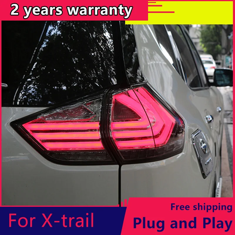 KOWELL Car Styling for Nissan X-TRAIL  XTRAIL TAIL Lights LED Tail Light LED Rear Lamp DRL+Brake+Reversing+Signal Automob