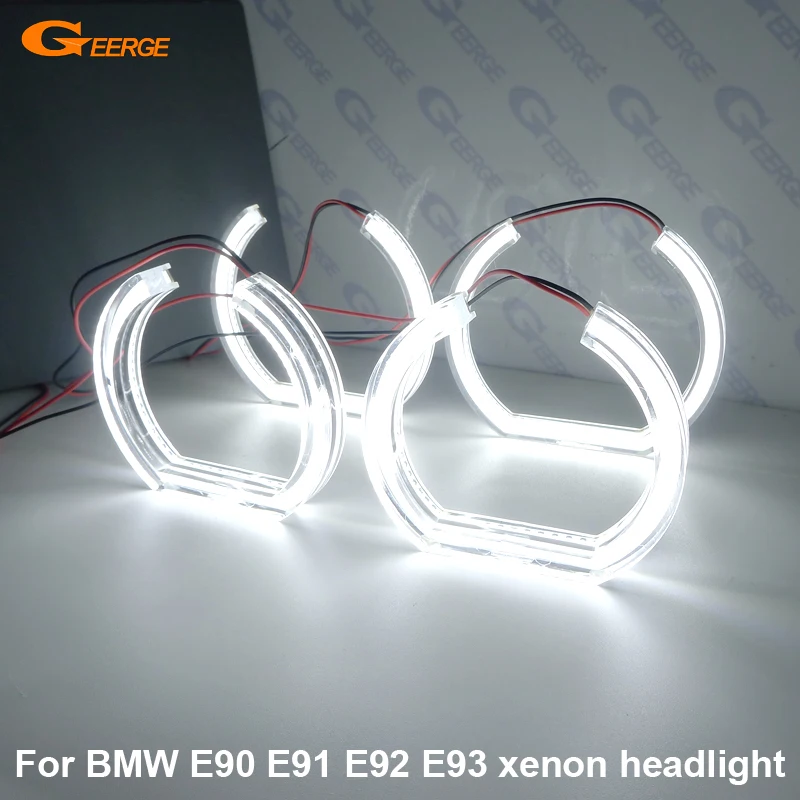 

For BMW 3 Series E90 E91 E92 E93 Ultra Bright Refit Day Light DTM Style Led Angel Eyes Kit Halo Rings