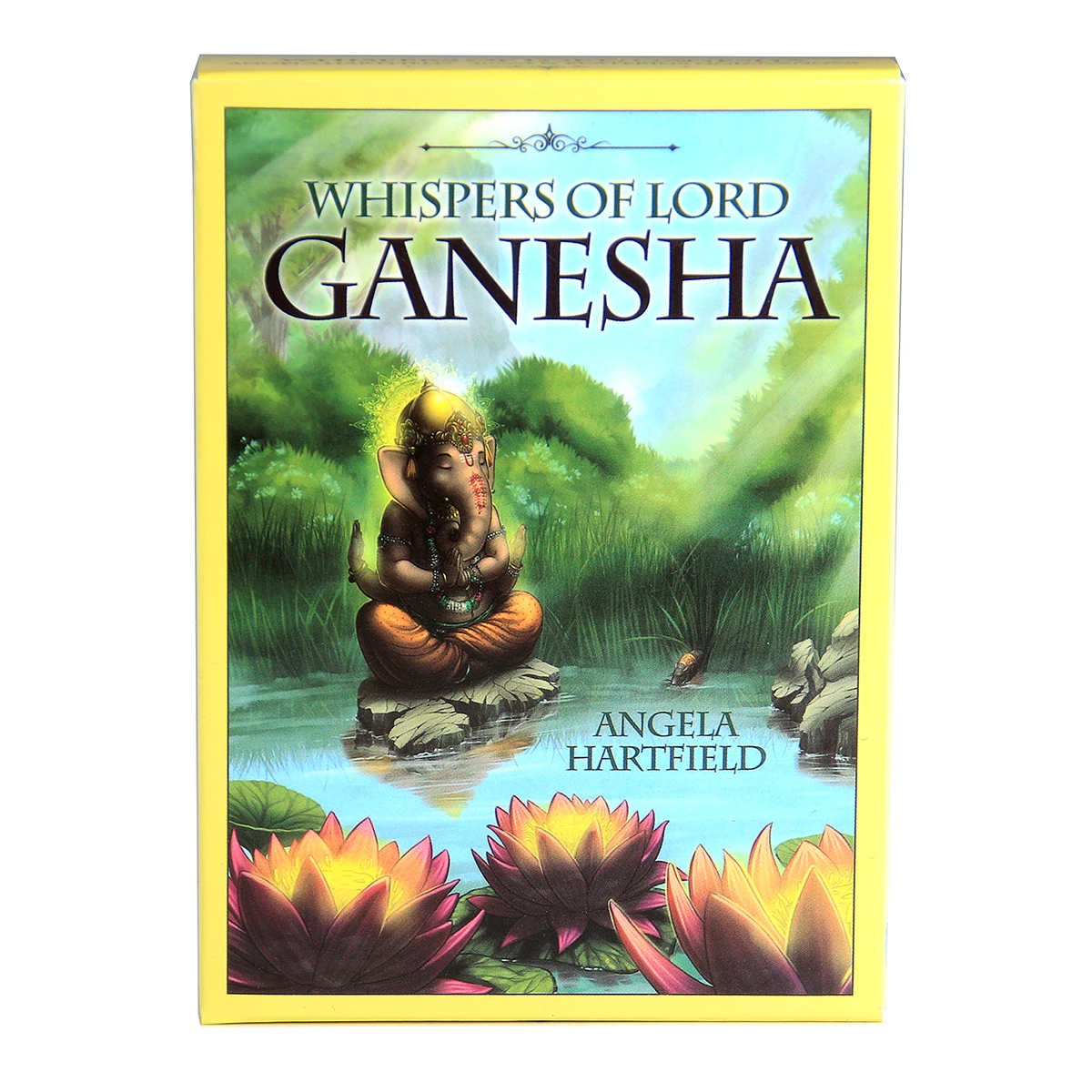 Whispers of Lord Ganesha Oracle Card Hot Sell Tarot Cards For Divination Deck Card Game Board Game Books Elephant Headed God Toy