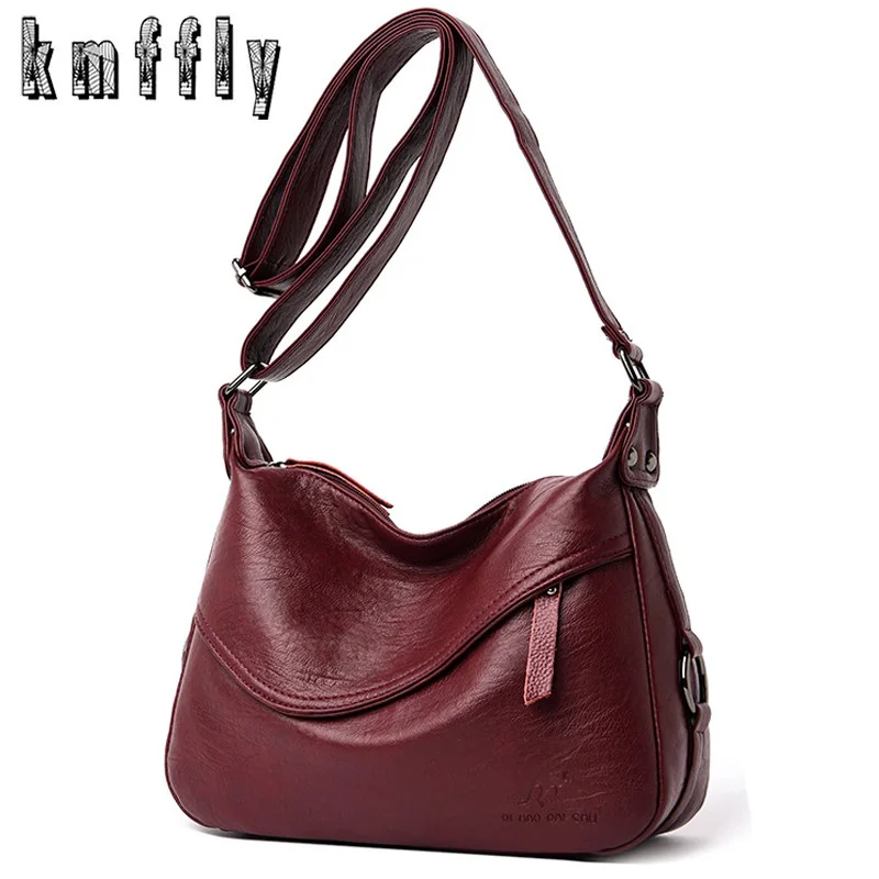 Hot Women Shoulder Bag Leather Luxury Handbags Women Bags Designer Women Shoulder Messenger Bags For Women 2019 Sac A Main Femme