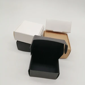 Hediye kutusu, beyaz / siyah / kraft kağıt kutusu, kraft kağıt, hediye için, doğum günü partisi, düğün, şeker paketleme ve saklama kutusu, toptan 100 adet 8 kutuların en çok satan kutu yapımı toptan satıştır-no. 7