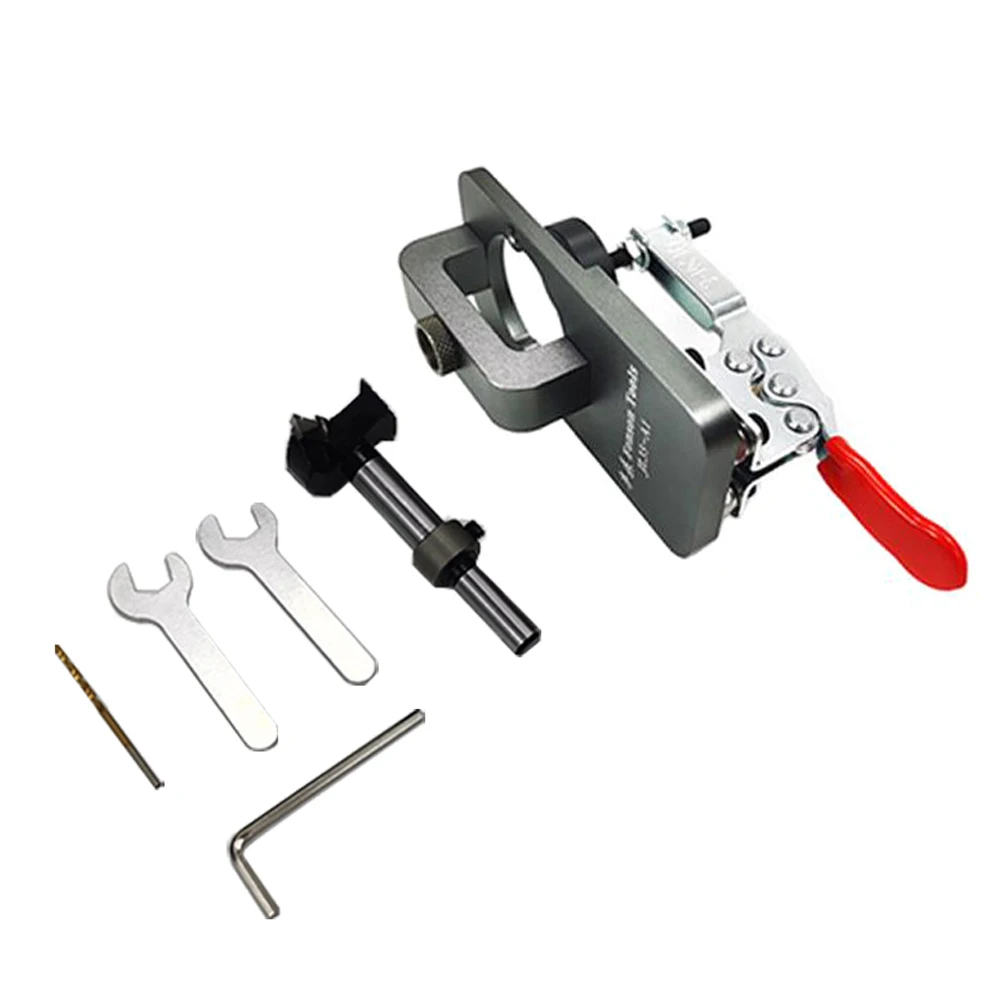 Houtbewerking 35mm Gat Opener Scharnier Opener Deur Kasten Scharnier Locator Hout Werk Gat Boren Gids Locator