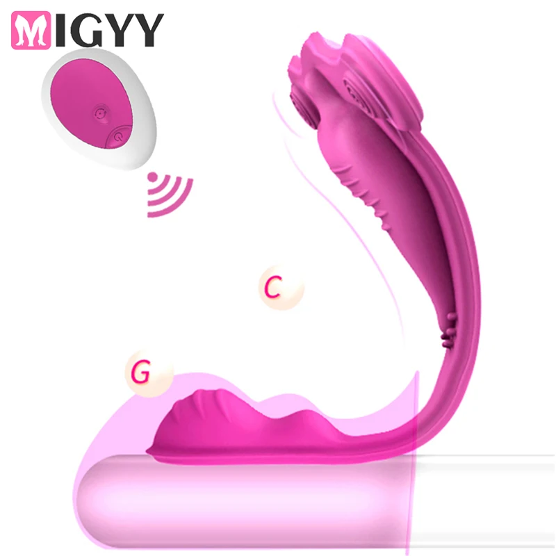 Invisible Wearable Dildo Vibrator for Women Masturbator Wireless Remote Control Vibrating Panties Orgasm Sex Toys for Couple