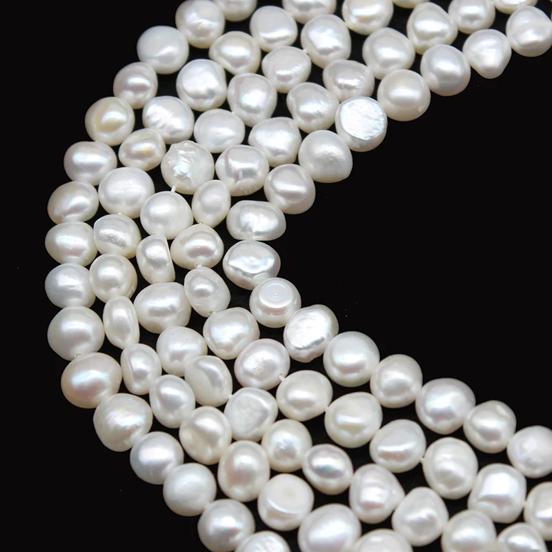 100% Natural White Freshwater Baroque Pearls Beads  Irregular Pearl Beads For Jewelry Making DIY Earrings Bracelet Necklace