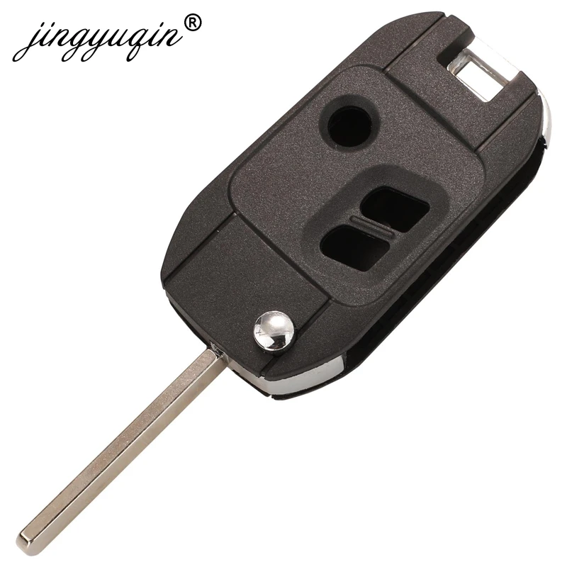 Jingyuqin 2/3btn modificato Flip Remote Key Case per Subaru Legacy Forester Outback Liberty Tribeca Impreza sostituzione Shell Fob