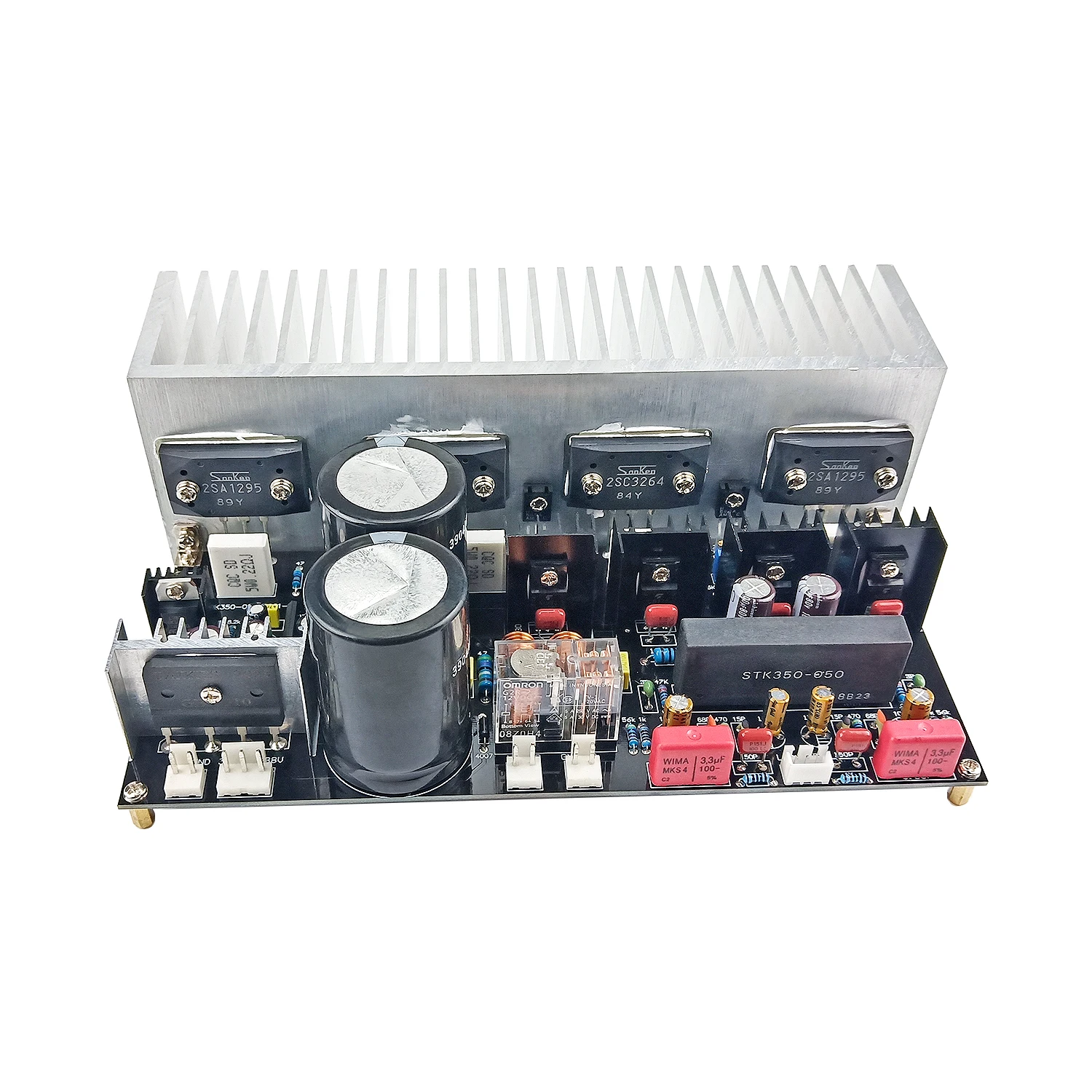 GHXAMP 180W+180W STK350-030 Thick Film Power Amplifier Board Home Audio For SanKen 2SC3264 Enthusiast Class A DualAC20-50V