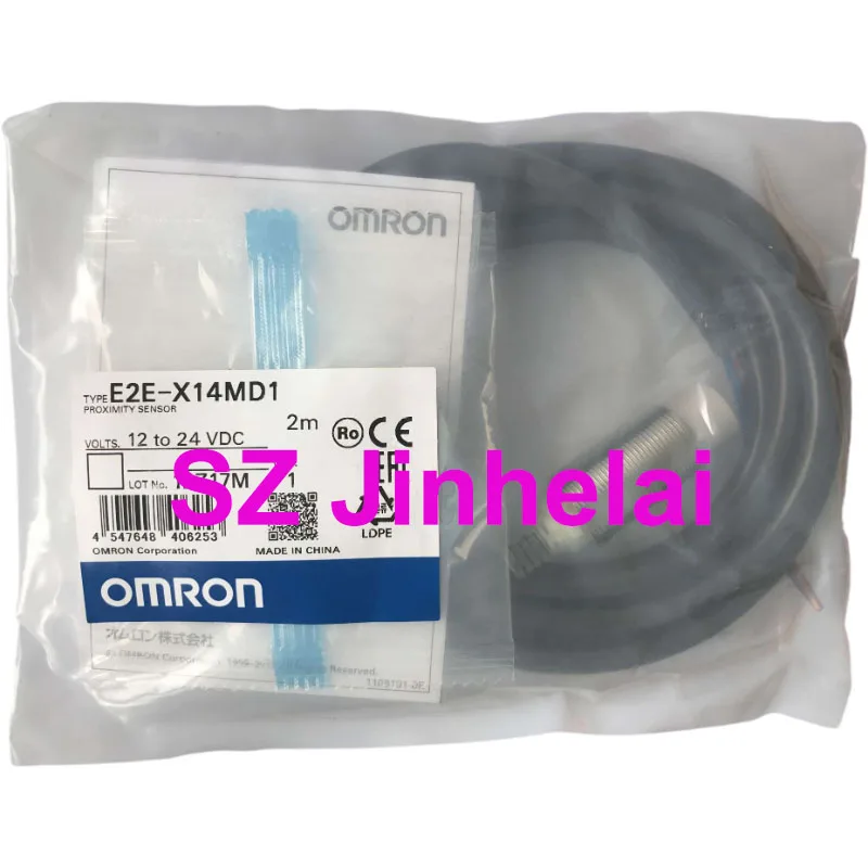 Imagem -04 - Omron-dc Sensor de Proximidade Atual Original Autêntico 1224v dc E2e-x14md1 E2e-x14md1-z E2e-x14md2 E2e-x14md1s-z 2m