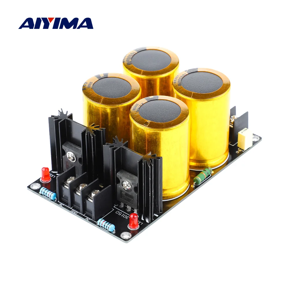 

AIYIMA 120A Amplifier Rectifier Filter High Power Schottky Rectifier Filter Power Supply Board For Audio AMP DIY 10000uf 63V
