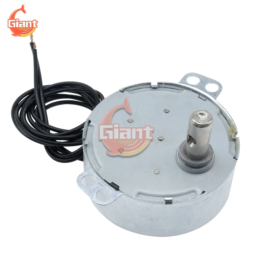 TYC-50 AC220-240V Synchronous Motor 50/60Hz Non Directional Synchronous Motor 5-6RPM CCW/CW Microwave Turntable