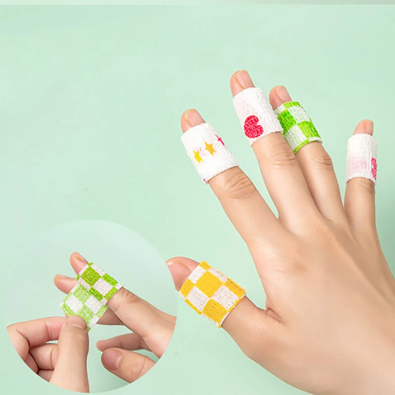 Writing Finger Bandage Self-adhesive Wrap Finger Joint Protective Sleeve Anti-wear and Anti-cocoon Elasti Hand Finger Protection