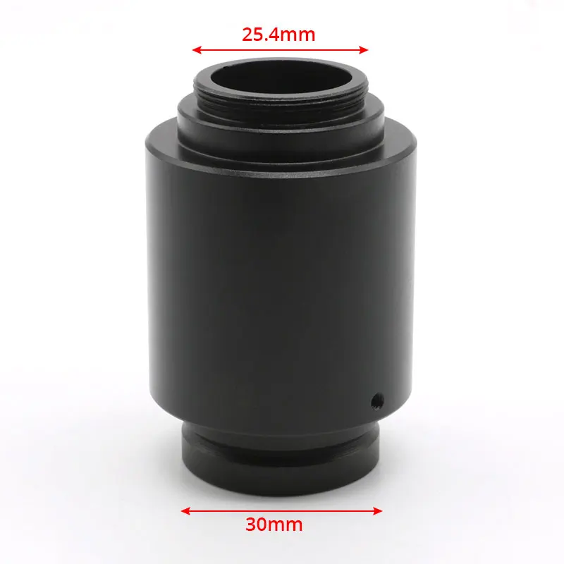 C-Mount Microscope Connector Adapter Thread Interface Connect CCD Camera for Zeiss Trinocular Microscopio Magnification 1x