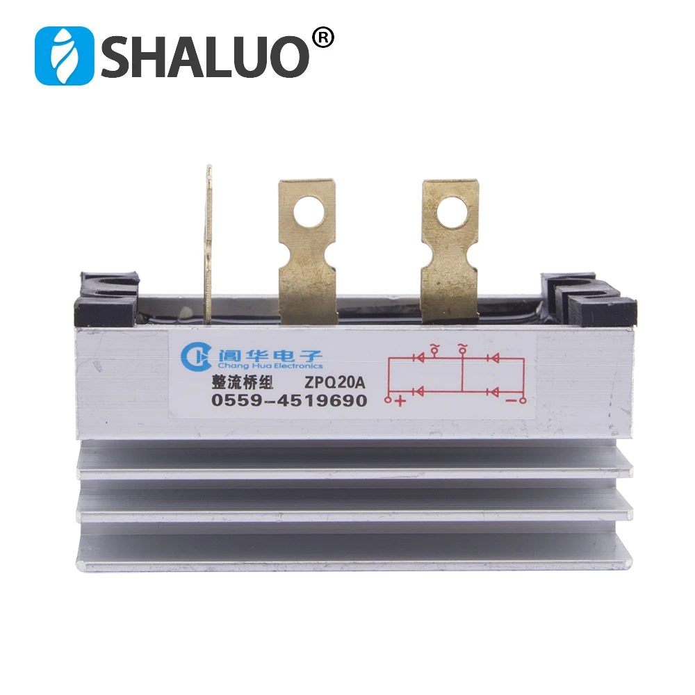 ZPQ20A SQL20A 20A Módulo rectificador de puente generador Rectificador de diodo de alta frecuencia de alto voltaje 20AMP