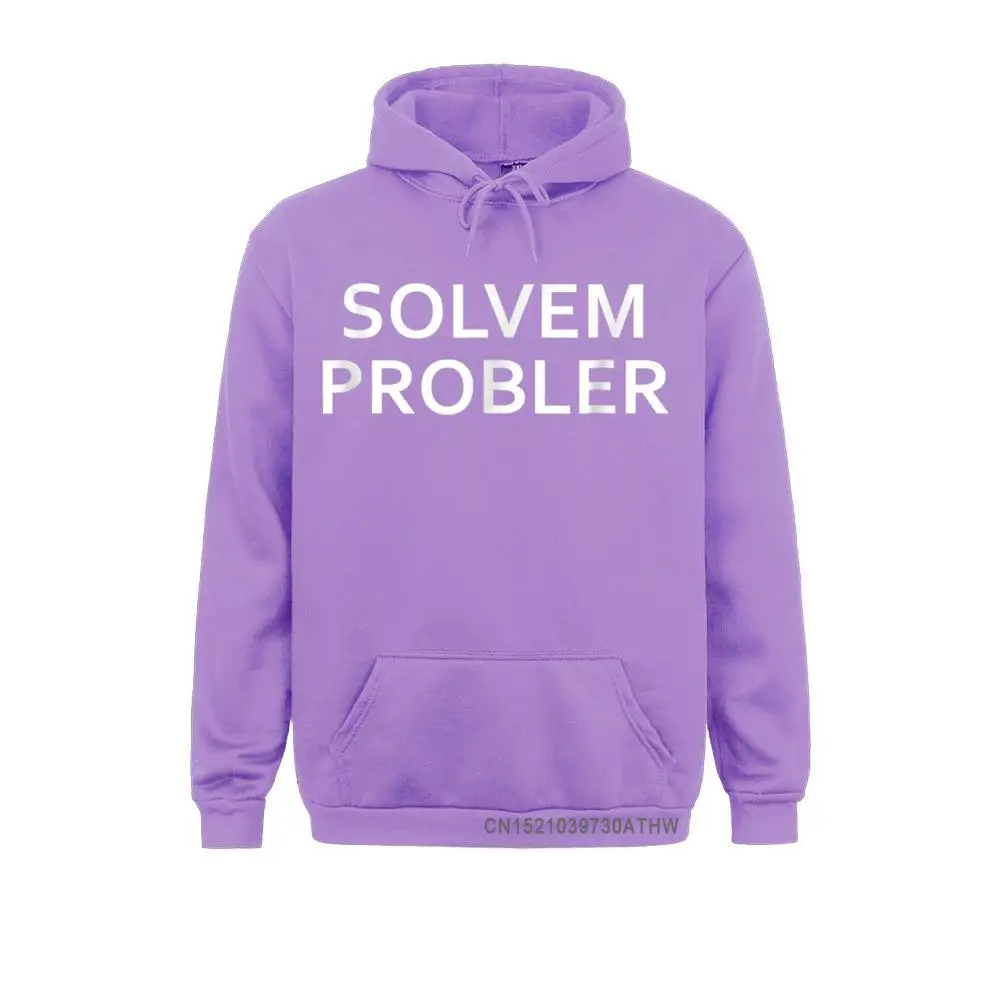 Solvem Probler Funny Problem Solver Hooded Tops Gift Hoodies 2021 Newest Normal Long Sleeve Men Sweatshirts Funny Clothes