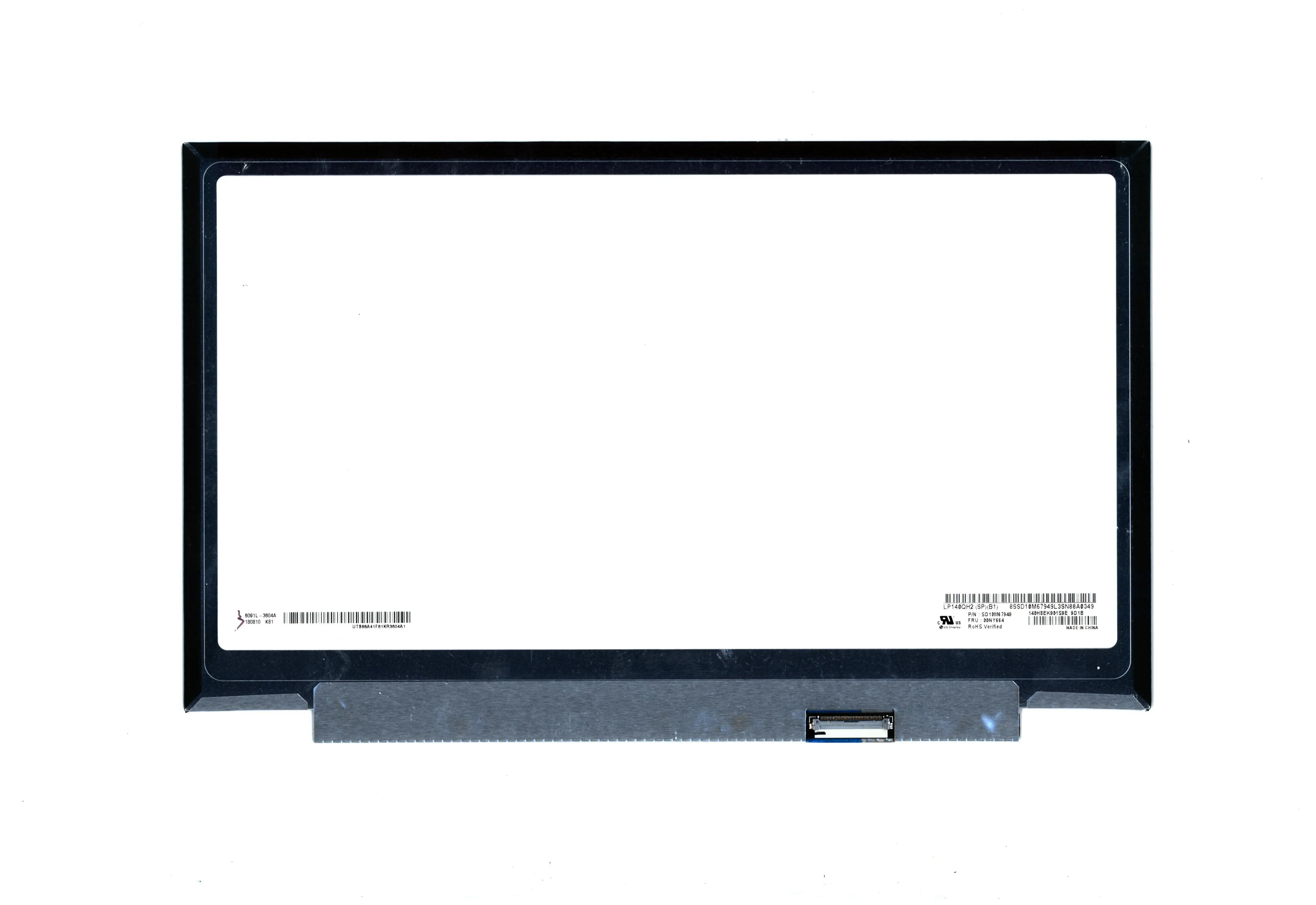 Imagem -02 - Tela Lcd para Lenovo Thinkpad Novo Original T480 Carbono x1 5ª 6ª Geração 2560x1440 Wqhd Ips 40pin 00ny664 00ny681 01yn128