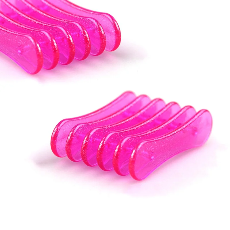 Suporte de plástico para pincel em gel uv 1 peça, rosa, acrílico, arte em unhas, acessórios de manicure, suporte para ferramentas de maquiagem