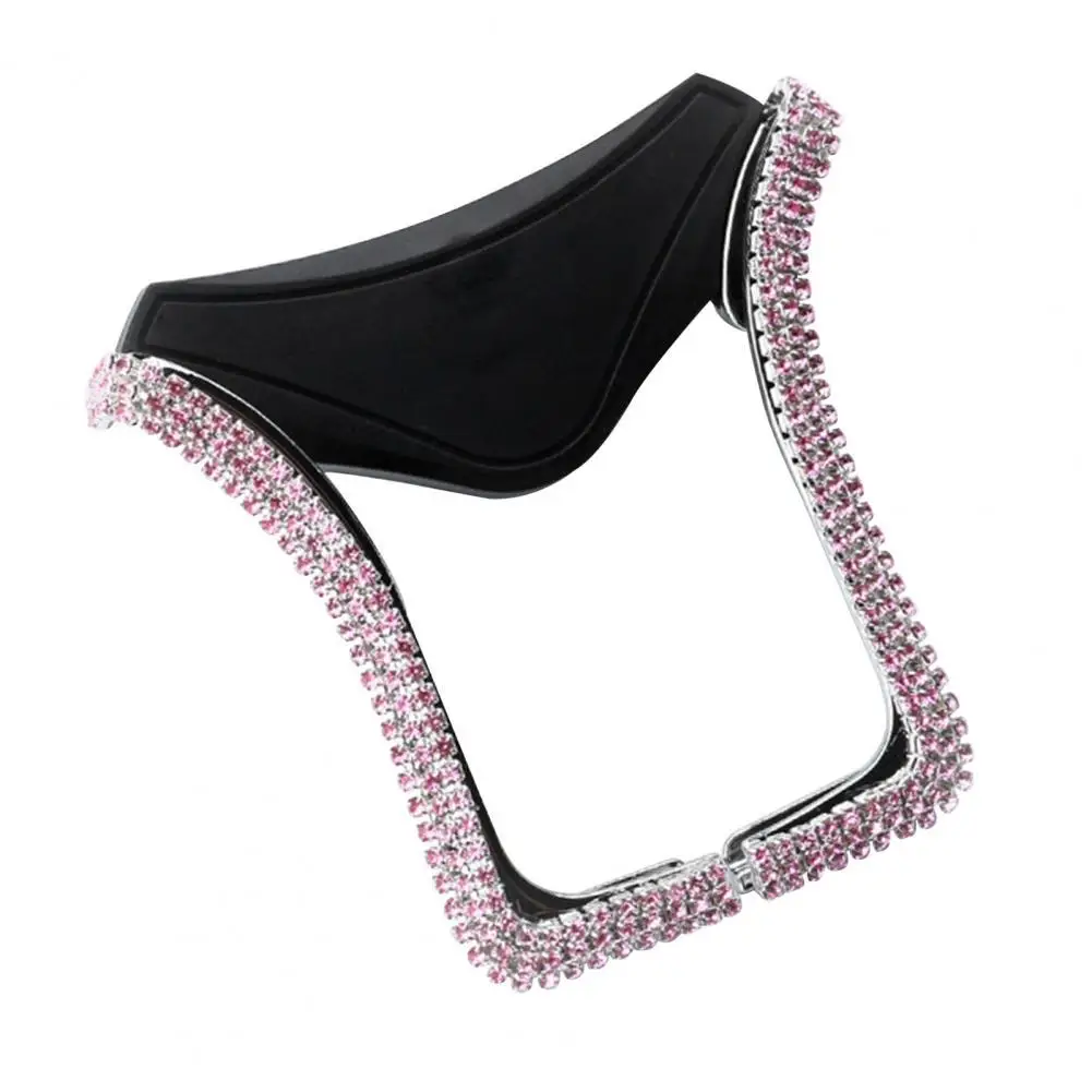 Holder Plastic for Car Adjustable U-shaped with Mount Clip Car Rhinestone-encrusted Vent