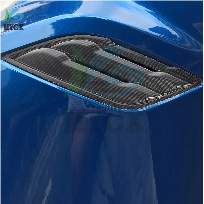 

Fit for Ford Raptor F-150 2017 2018 2019 2020 Car Accessories ABS Car Side Wing Fender Air Guide Vents Frame Trim 2pcs