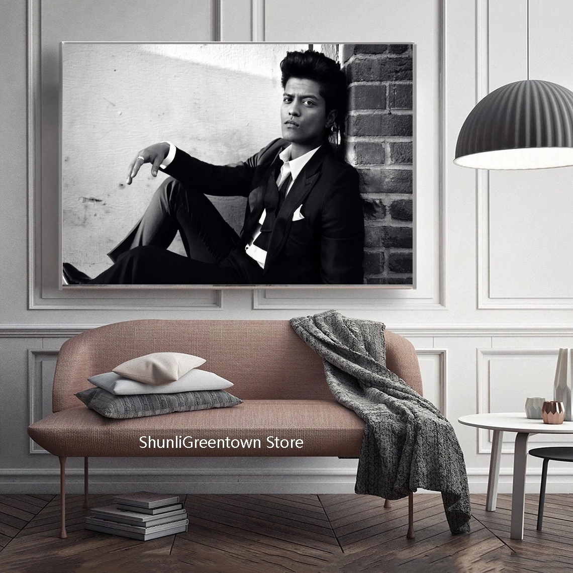 Bruno Mars Poster Music Singer Star Art Photo Canvas Poster Print  Home Decor Wall Painting (No Frame)