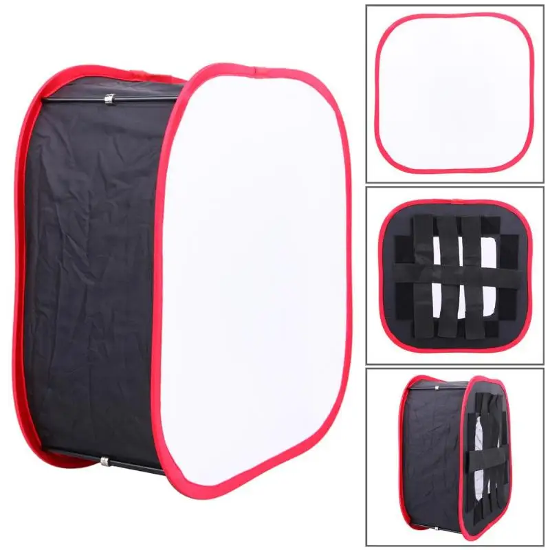 Universal Portable Foldable Collapsible Softbox Diffuser LED Light Panel LED Soft Light Lamp Cloth Cover Special Honeycomb Case