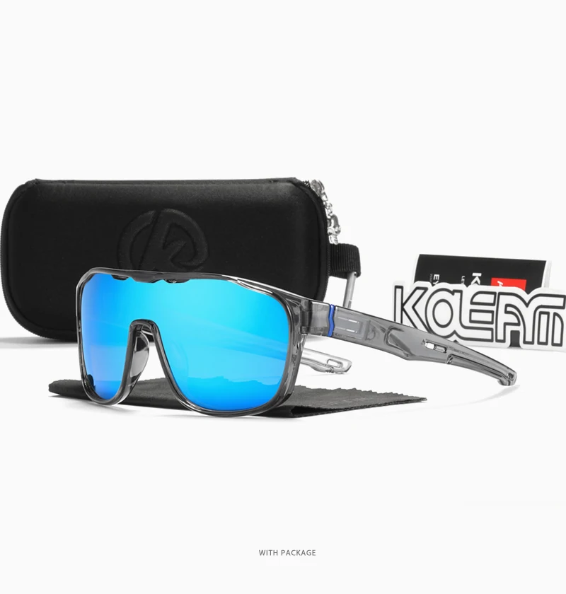 KDEAM reduziert Windage, polarisierte Herren-Sonnenbrille, Sport-Einteiler, mehrschichtige Beschichtungsbrille, Spiegel, Kategorie 3 – Detail 21