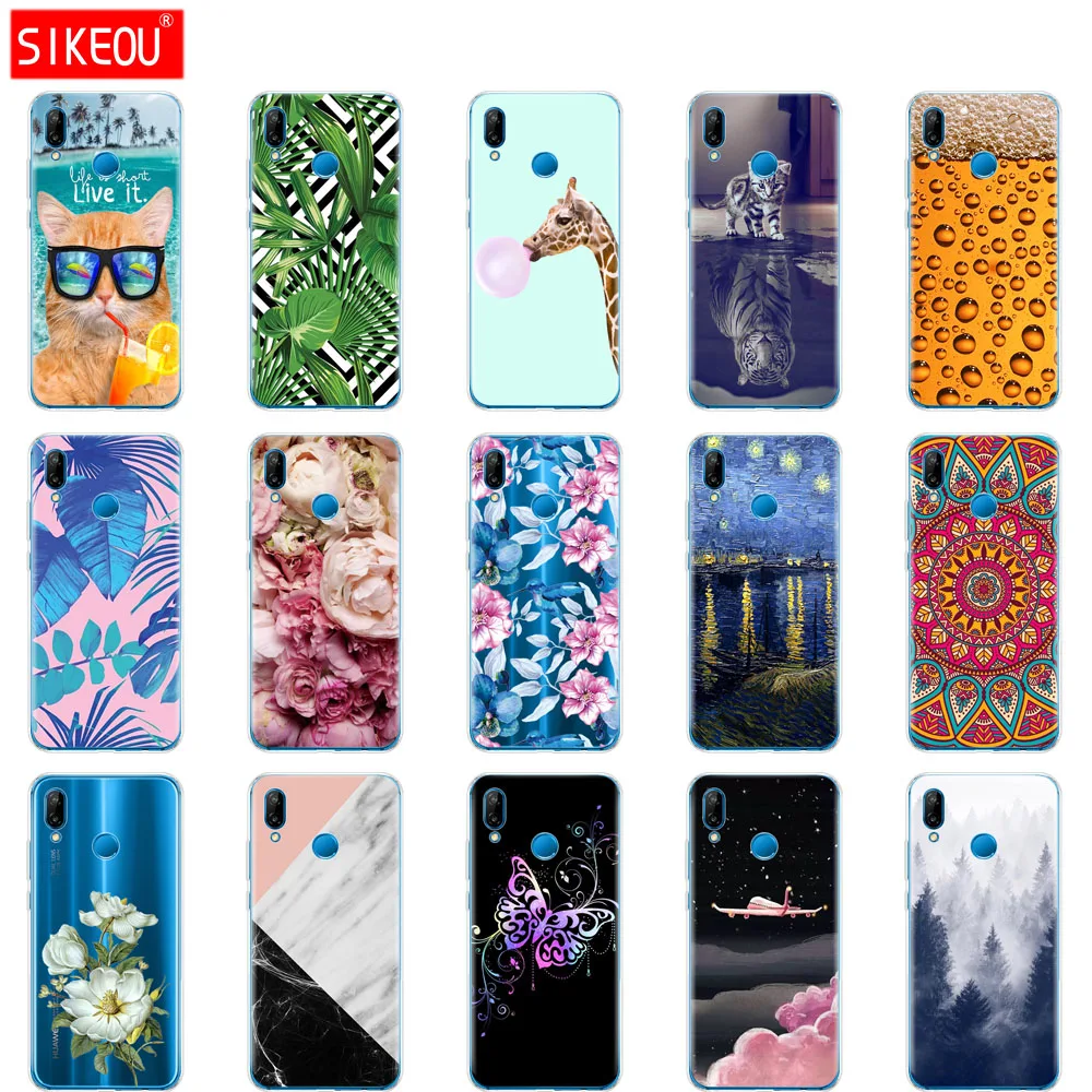 case for huawei P20 LITE case cover for huawei p20 pro case back cover Silicon 360 full protective P 20 Lit Coque etui clear