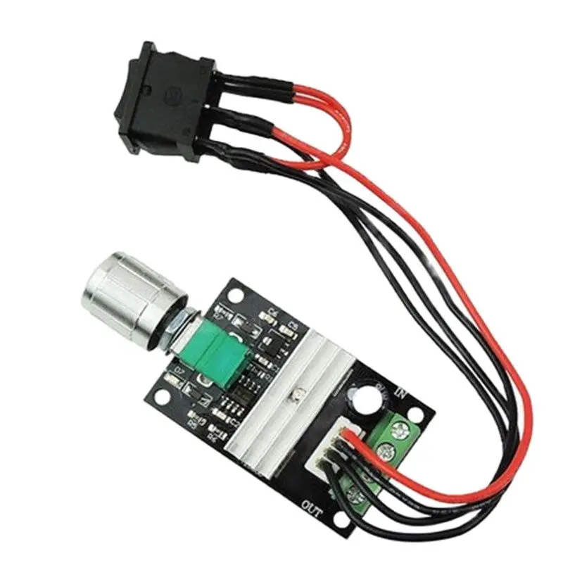 

H ШИМ регулятор скорости двигателя постоянного тока 6V12V24V 3A Регулировка вперед и назад с функцией переключателя