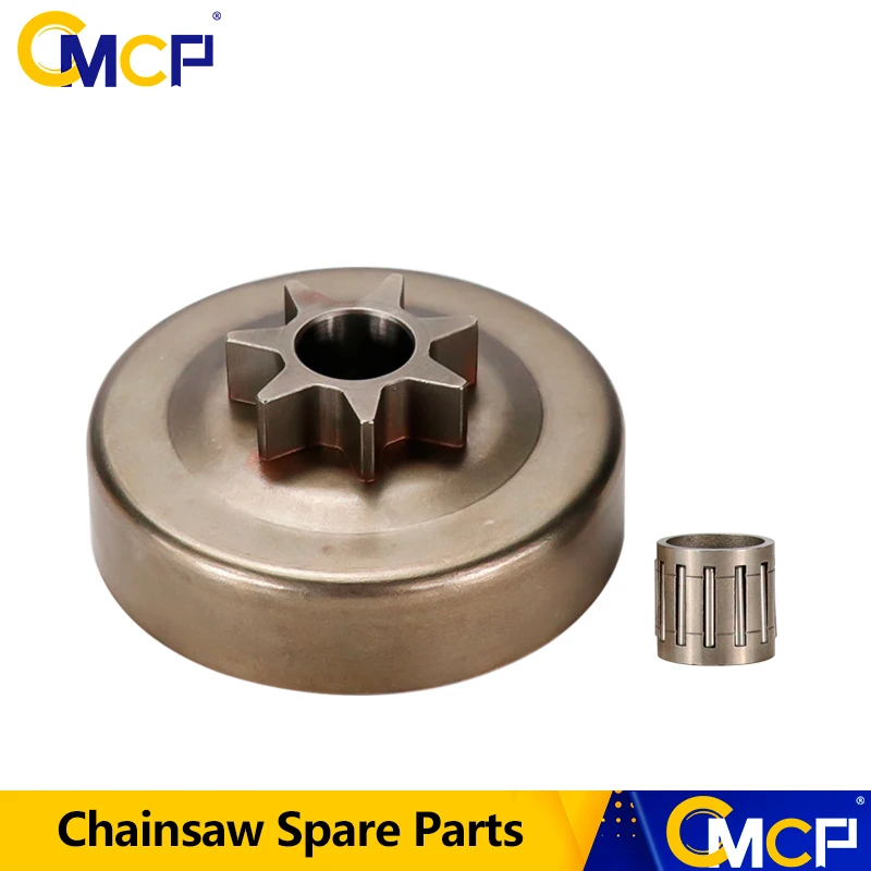 

CMCP 325" 7T Clutch Drum Sprocket Bearing For Husqvarna 240 235 235E 136 137 235E 136 137 141 142 36 41 Chainsaw Garden Tools