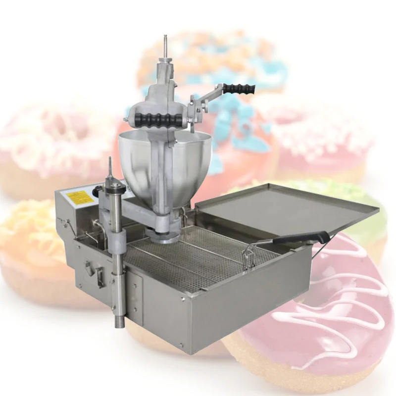 220V Automatic Mini Donut Machine Donuts Maker 3000W