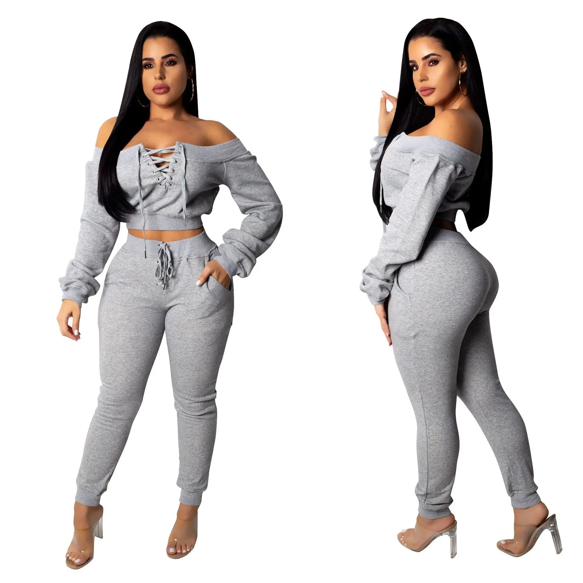 tracksuit for women two piece set long sleeve hoody pants 2 piece set for female winter two pieces sets women\'s suits