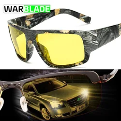 WaraBLade Night Vision Glasses Male Anti-glare HD Polarized Sunglasses Men Women Driving Glasses Yellow Driver Eyewear 1028