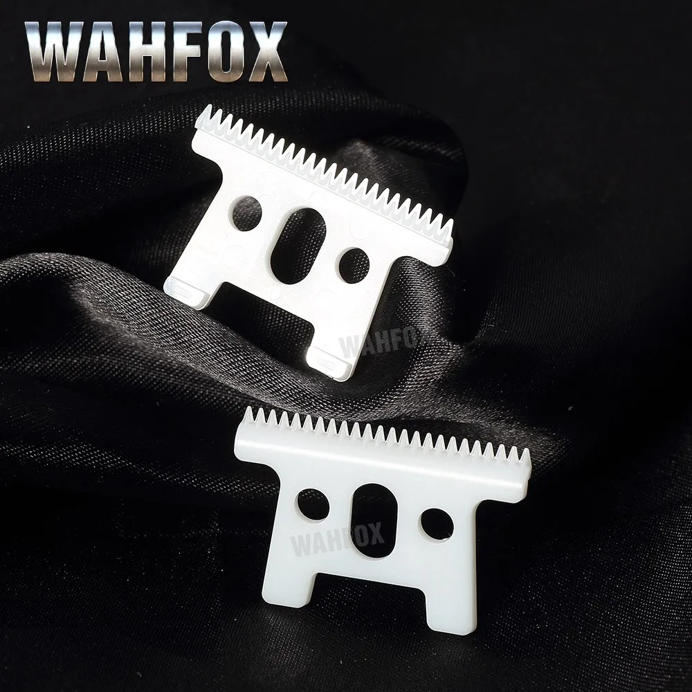 WAHFOX 2PCS/SET Ceramic Movable blade 24 teeth with box Replacement T Blade for Andis D7 D8 SlimLine Pro Li