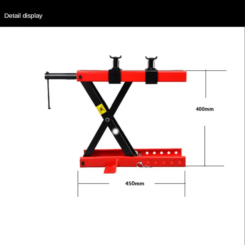 Imagem -04 - Scissor Talha Jack Gruas de Elevação Apoio Centro Reparo da Motocicleta Scissor Elevador Oficina Bancada Ferramenta Levantamento 500kg