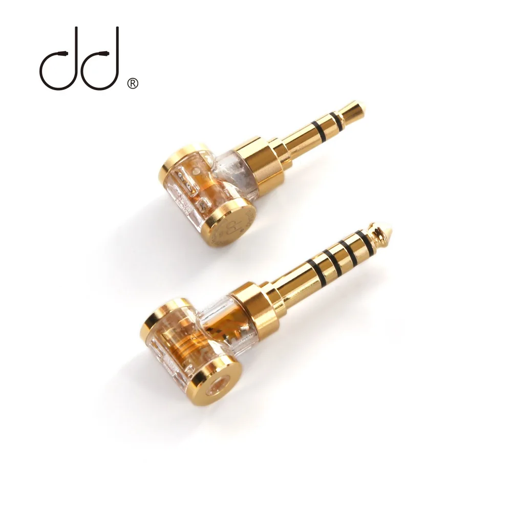 Adaptador de conector de auriculares DD ddHiFi DJ35AG DJ44AG 2,5mm equilibrado hembra a 3,5mm/4,4mm macho, reproductor MP3 HiFi, convertidor de Audio