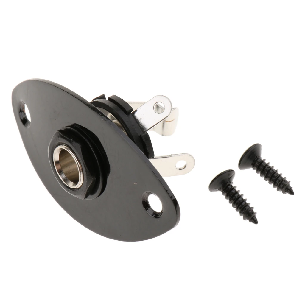 Standard Recessed Oval Plate w/ Jack for  Jackson Electric Guitars - view 2