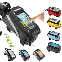 12496 BICYCLE BAGS CYCLING BIKE FRAME IPHONE BAGS  HOLDER PANNIER MOBILE PHONE BAG CASE POUCH