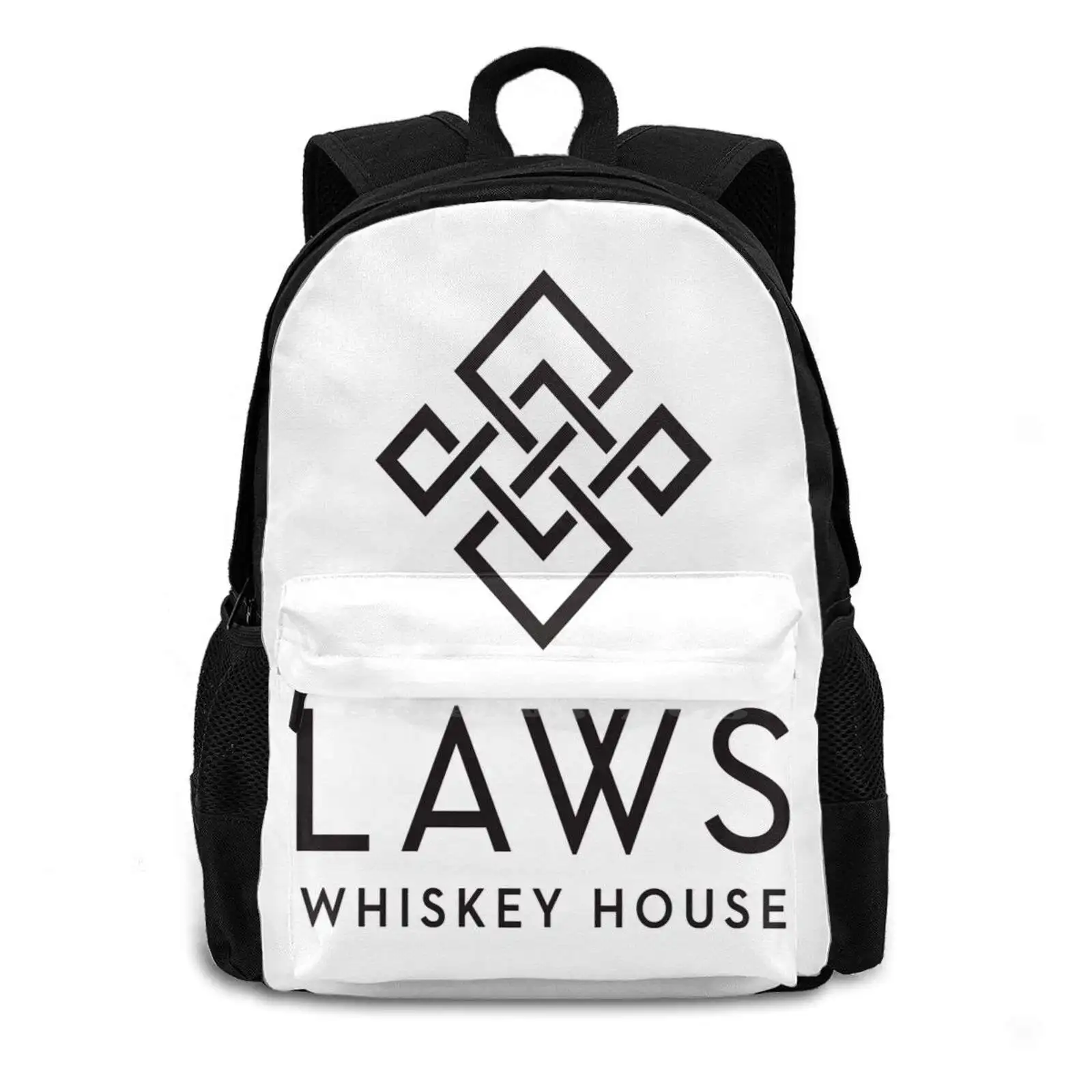 Laws Whiskey Large Capacity School Backpack Laptop Bags Laws Whiskey Wisky Vodka Liquor Method Nbw Ohwb Robit Hole Carrick Rare