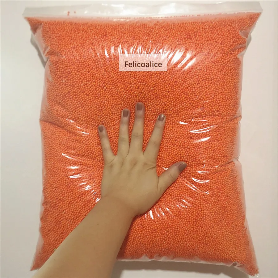 12L DIY Schnee Schlamm Partikel Zubehör Schleim Kugeln Kleine Winzige Schaum Perlen Für Floam Füllstoff Für DIY Liefert 2-4mm – Detail 12