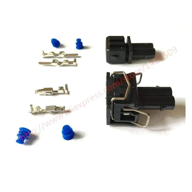 20 Set Amp Tyco 2 Pin Female Male Auto Waterproof Wire Harness Connector Automotive Plug For 357 972 762 and 357 972 752