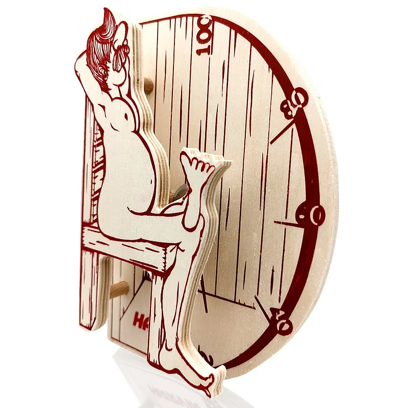 Sauna Accessory cartoon design sauna equipment thermometer