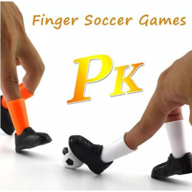 Finger Football Game Sets with Two Goals Funny Family Party Finger Soccer Match Toy for Fans Club Party Gifts for Kid Table Game