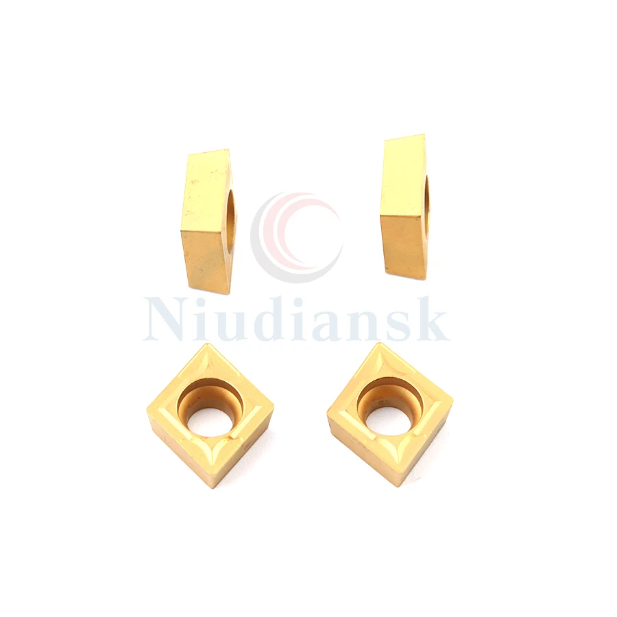Твердосплавные пластины CCMT09T304 CCMT09T308 VP15TF UE6020 US735, долговечные и износостойкие токарные инструменты с ЧПУ, токарные вставки, 10 шт.