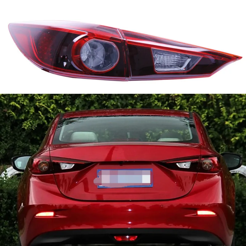 Car Styling for Mazda 3 Tail Lights 2015 Mazda3 Axela LED Tail Light Orignal Design LED Rear Lamp DRL+Brake+Park+Sign