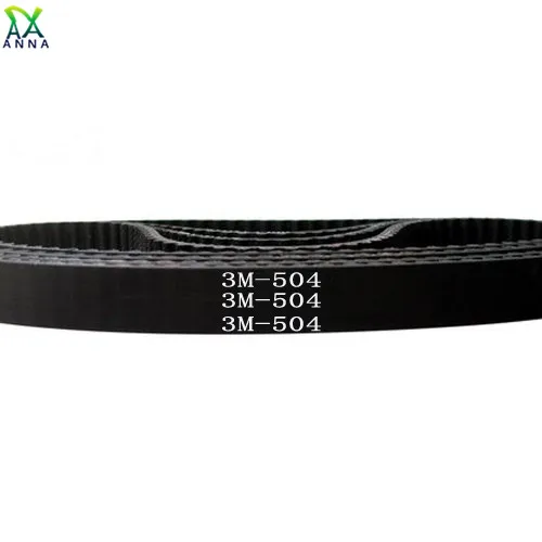 HTD 3M Timing belt C= 495 498 501 504 width 6/9/10/12/15mm Teeth 165 166 167 168 HTD3M synchronous 495-3M 498-3M 501-3M 504-3M